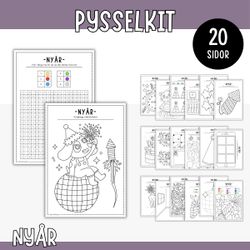 20 nyårspyssel - räcker med pennor