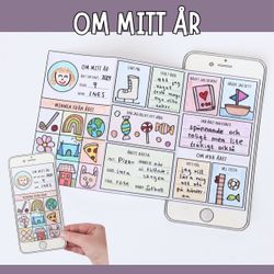 Mobilen om mitt år - nyårspyssel