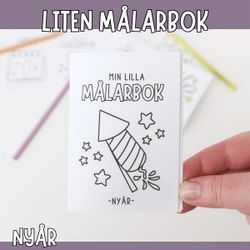 Min lilla målarbok - nyår