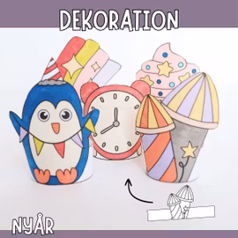 Nyårspyssel - skapa egen dekoration