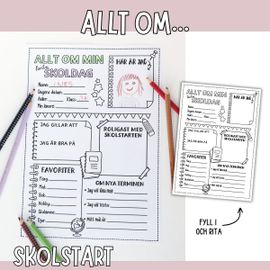 Allt om min första skoldag