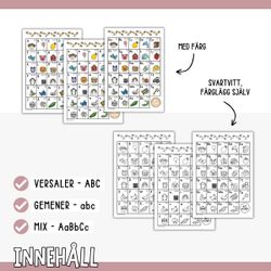 ABC-poster: alfabetet