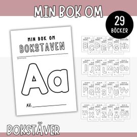 29 böcker om bokstäver: A-Ö