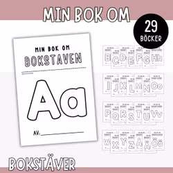 29 böcker om bokstäver: A-Ö