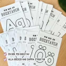 29 böcker om bokstäver: A-Ö