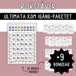 Bokstäver - ultimata kom igång-paketet