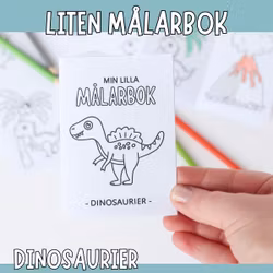 Liten målarbok - dinosaurier