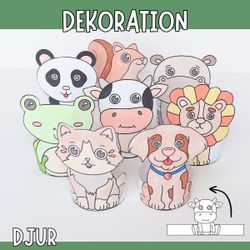 Pyssla djur - dekorationer