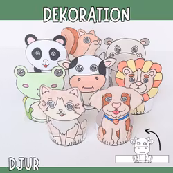 Pyssla djur - dekorationer