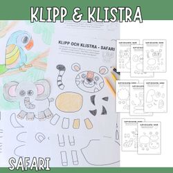 Klipp och klistra: safari