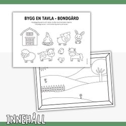 Gör en tavla: bondgård