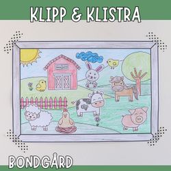 Gör en tavla: bondgård