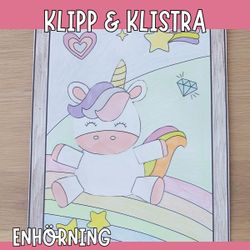 Gör en tavla: enhörning