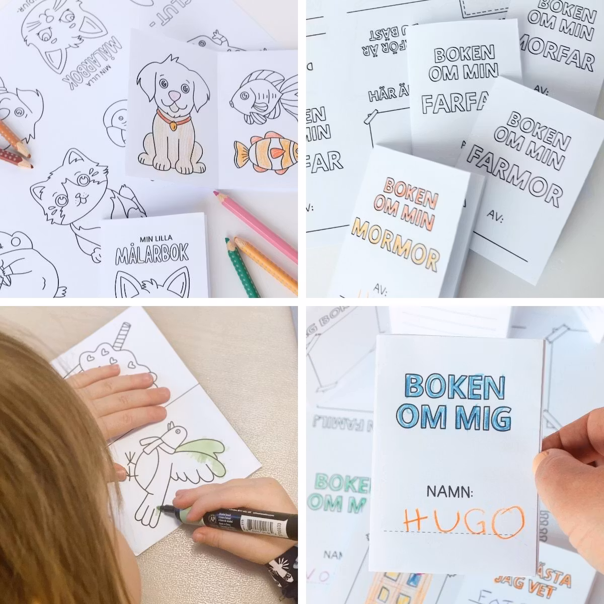 Pysselkit - små pysselböcker (15 stycken)