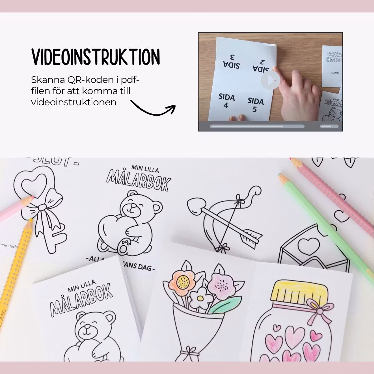 Pysselkit - små pysselböcker (15 stycken)