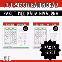 KOMBO pysselkalender original & extra enkel