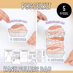 Kanelbullens dag – Pysselkit för barn