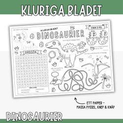 Dinosaurier - kluriga bladet