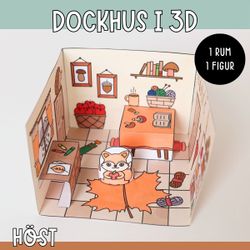 Pyssla dockhus - Höst