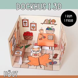 Pyssla dockhus - Höst