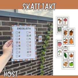 Skattjakt för barn - Höst