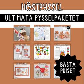 Höstpyssel - Ultimata pysselpaketet