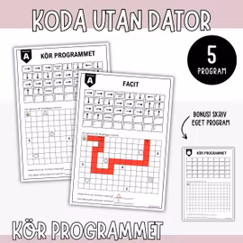 Kör programmet - kodning