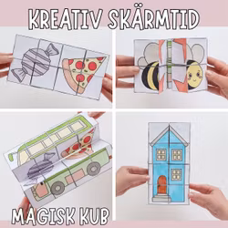 Magisk kub - mixat tema (mallar + video)