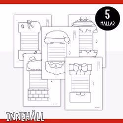 Skrivmallar - Jul