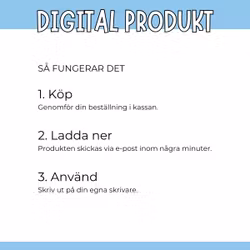 Målarbild- Skapa poster för januari