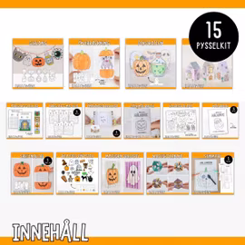 Halloweenpyssel - Ultimata pysselpaketet
