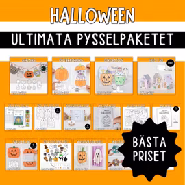 Halloweenpyssel - Ultimata pysselpaketet