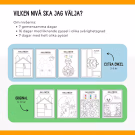 Halloweenkalender - KOMBO (Original & Extra enkel)
