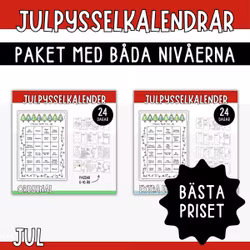 KOMBO pysselkalender original & extra enkel