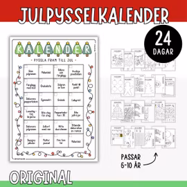 Julkalender - 24 julpyssel (original)