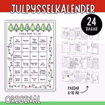 Julkalender - 24 julpyssel (original)