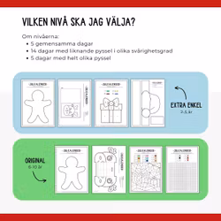 KOMBO pysselkalender original & extra enkel
