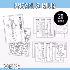 20 pyssel och kluringar - Vinter