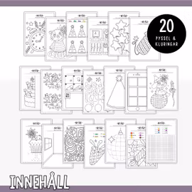 Nyårspyssel - Bara pennor behövs