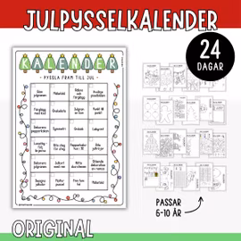 Julkalender - 24 julpyssel (original)