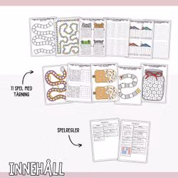 Tärningsspel för barn - Spelkit