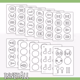 Pyssel - larv som namnskylt