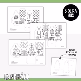 Vårpyssel - hus i 3D