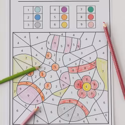 Färglägg med kod - Rocka sockorna