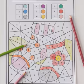 Färglägg med kod - Rocka sockorna