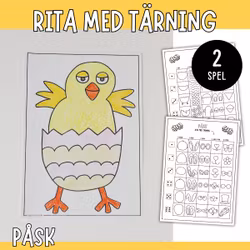 Rita med tärning - Påsk