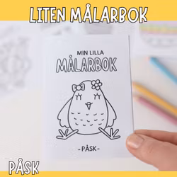 Min lilla målarbok - Påskpyssel för barn