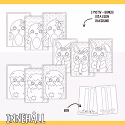 Sicksack-figurer - Påskpyssel