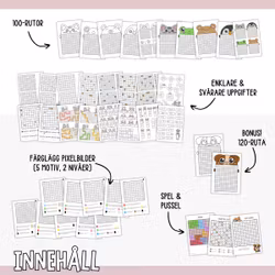 Hundrarutan - Övningar, spel och pixelbilder - Djur