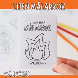 Min lilla målarbok - Valborg (30 april)